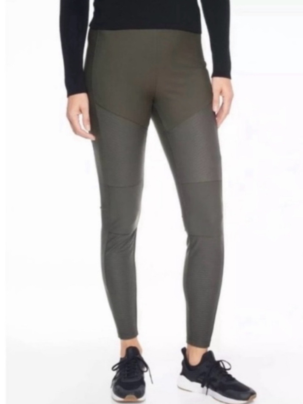 Athleta Madison Moto Tight Gray 8 Like New